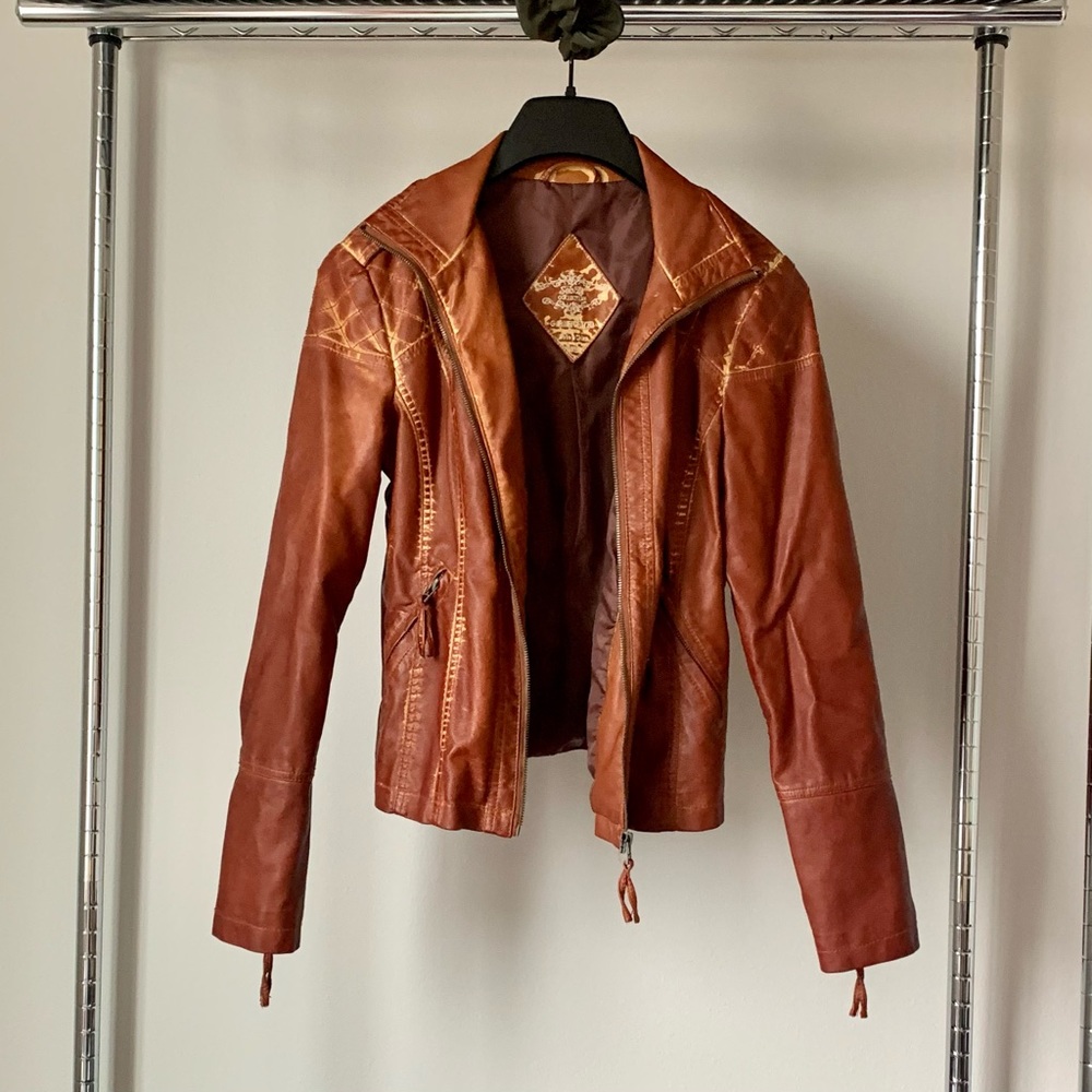 Sebby Faux Leather Jacket